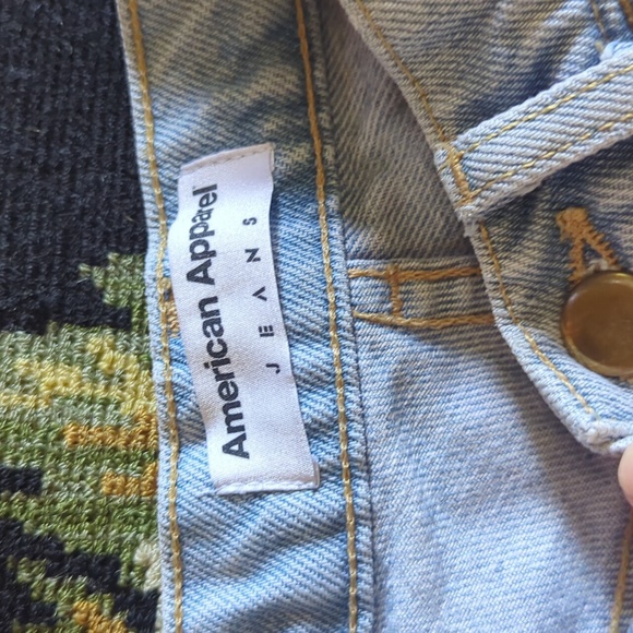 American Apparel denim shorts sz 25 - Picture 2 of 4